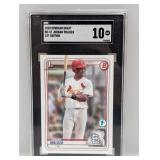 2020 BOWMAN DRAFT JORDAN WALKER 1ST ED SGC 10