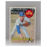 1969 TOPPS Baseball DON SUTTON HOFR 216 Surface