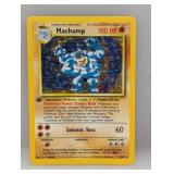Pokemon 1999 1st Edition Machamp Holo 8 S/C/E