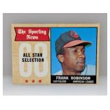 1968 TOPPS Baseball FRANK ROBINSON HOFR 373