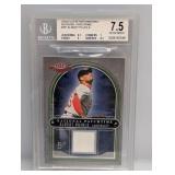 2007 Fleer Albert Pujols Game Used SP /350 BGS 7.5