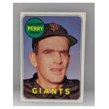 1969 TOPPS Baseball GAYLORD PERRY HOFR 485