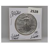 2026 1oz .999 Silv Eagle $1 Dollar