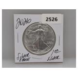2026 1oz .999 Silv Eagle $1 Dollar