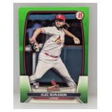 2023 Bowman Alec Burleson RC 8/399 Green SP