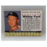 1961 Post Cereal Whitey Ford #6 Corners/Creases