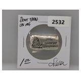 1oz .999 Silv Donï¿½t Tread On Me Bar
