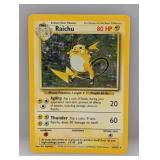 Pokemon 1999 Raichu Holo 14 *Dent/Surface/Edges