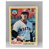 1978 Topps All Star Hof Carlton Fisk Boston C/E/C