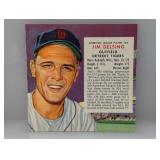 1954 RED MAN TOBACCO Baseball JIM DELSING 24A S