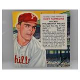 1954 RED MAN TOBACCO Baseball CURT SIMMONS 12N