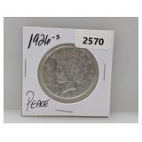 1926-S 90% Silv Peace $1 Dollar