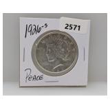 1926-S 90% Silv Peace $1 Dollar
