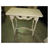 PAINTED WOOD SIDE TABLE