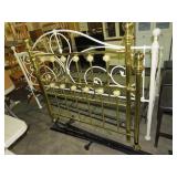BRASS FULL SIZE BED W/FRAME