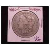 1880 P MORGAN SILVER DOLLAR 90% VG