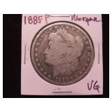 1885 P MORGAN SILVER DOLLAR 90% VG
