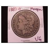 1887 O MORGAN SILVER DOLLAR 90% VG