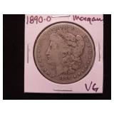 1890 O MORGAN SILVER DOLLAR 90% VG