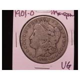 1901 O MORGAN SILVER DOLLAR 90% VG