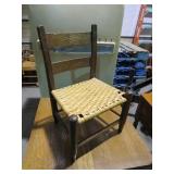 CHILDS LADDER BACK CHAIR WITH WOVEN SEAT