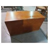 WOOD LIFT TOP STORAGE TRUCK