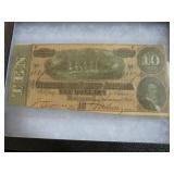 CONFEDERATE STATES OF AMER. $10 NOTE