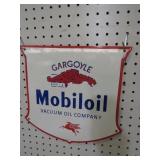 PORCELAIN GARGOYLE MOBILOIL  ADV. SIGN