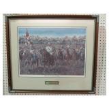 FRAMED ARTIST SIGNED PURSUIT BY SIXTH TN PRINT
