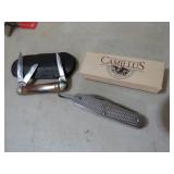 CAMILLUS US 2 BLADE KNIFE, REMINGTON 3 BLADE KNIFE