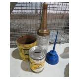 OIL CANS & JAR COLLECTION