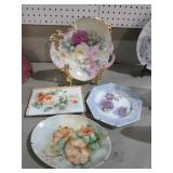 (4) PIECES OF BEAUTIFUL HAND PAINTED CHINA