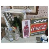 COKE CRATE, JUGS, SODAS & MISC ADVERTISMENT PCS