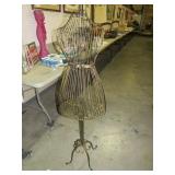 WROUGHT IRON DRESS FORM