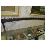 ANTIQUE WOOD HANDLE TWO MAN SAW