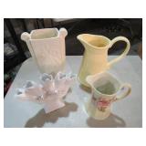 COLLECTION OF PITCHERS & VASES