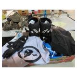 COLLECTION OF CHILDS MOTORCYCLE RIDING ITEMS