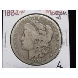 1882 P MORGAN SILVER DOLLAR 90% VG