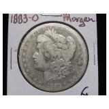 1883 O MORGAN SILVER DOLLAR 90% VG
