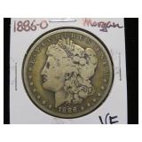 1886 O MORGAN SILVER DOLLAR 90% VF
