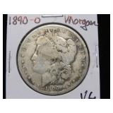 1890 O MORGAN SILVER DOLLAR 90% VG