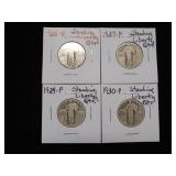 1926 P, 27 P, 29 P, 30 P, STANDING LIBERTY QTRS. 9