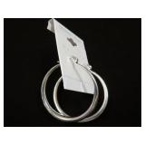 LADIES .925 HOOP EARRINGS