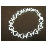 LADIES .925 HEARTT/RIBBON BRACELET