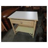 PAINTED 1 DRAWER NIGHT STAND