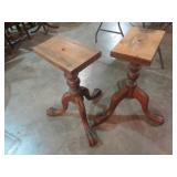 PEDESTAL TABLE W/ CLAW FEET