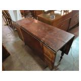 SOLID WOOD DROP SIDE TABLE