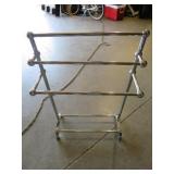 CHROME TIERED QUILT RACK