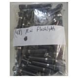 LOT OF (48) MINI FLASH LIGHTS