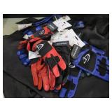 BOX LOT OF BATTING GLOVES